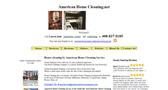 Desktop Screenshot of americanhomecleaning.net